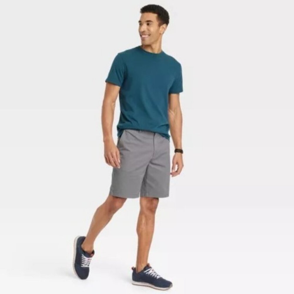 NWT Goodfellow & Co Crew Neck Every Wear Tee L Target Basic T-Shirt Thunderbolt